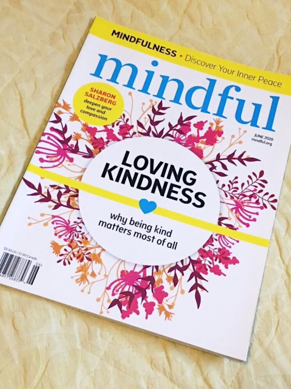 Mindful Magazine June 2020 Loving-Kindness Issue Vol 8 No 2 Sharon Salzberg